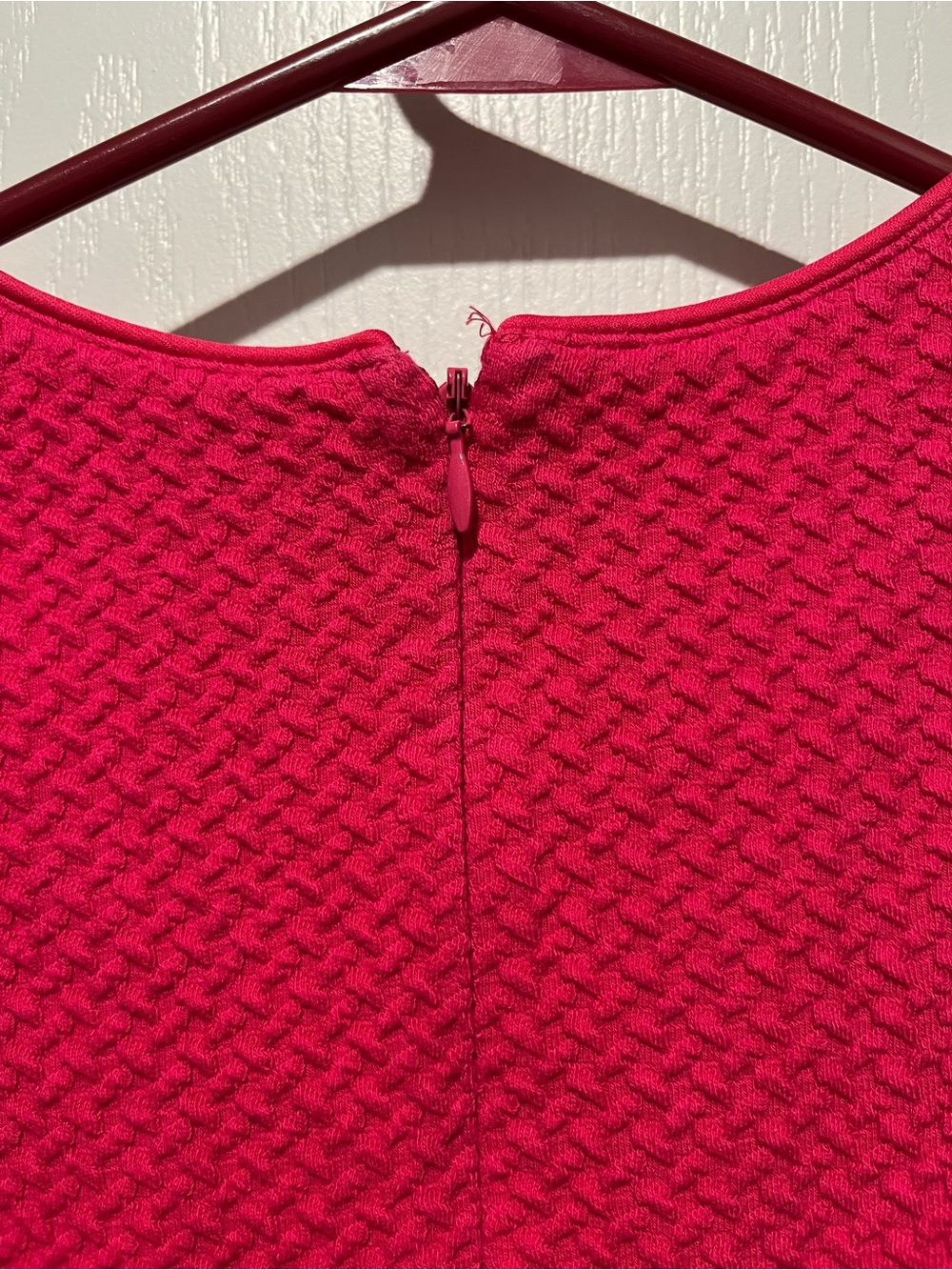 Lands End Pink Textured Sheath Dress - Picture 6 of 8